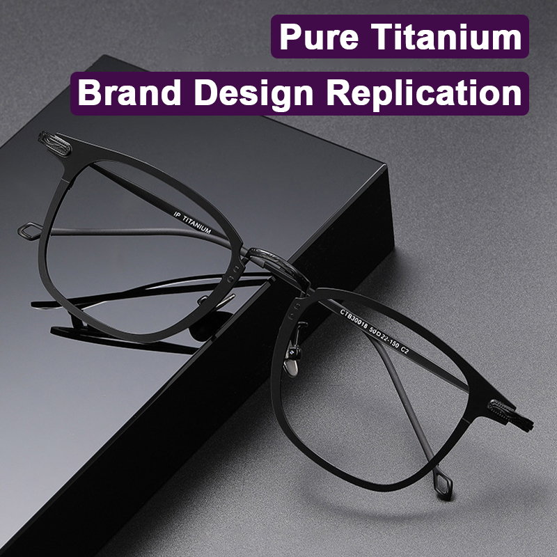 Art Craft Glasses - Bingkai Kacamata Titanium Murni Ultralight Replika