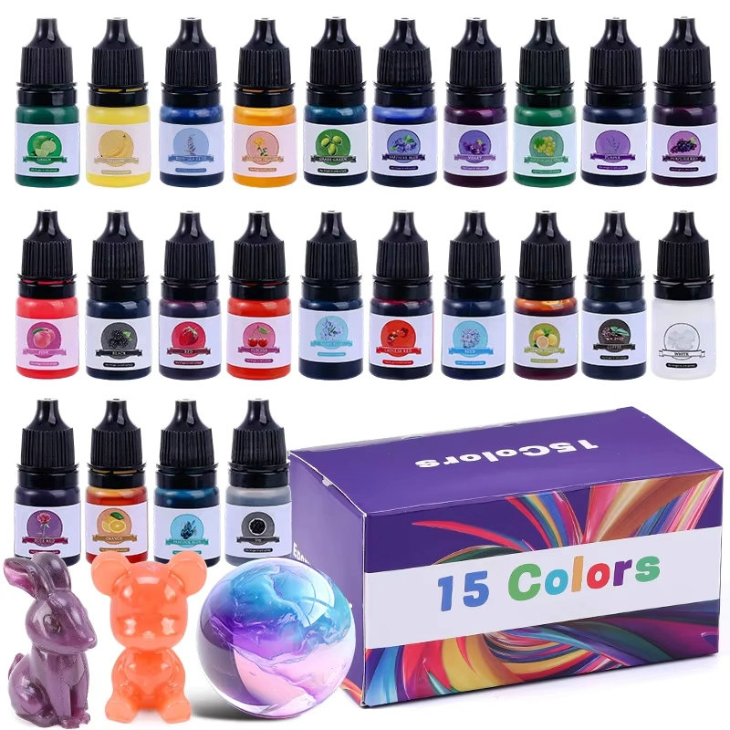 Resin Pigment Powder - Pigmen Warna Resin Epoksi 24 Warna