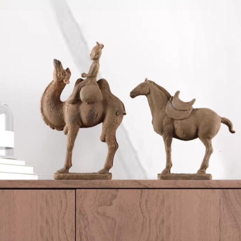 Art Craft Ideas For School - Patung Keramik Dinasti Tang Tiongkok Dekorasi