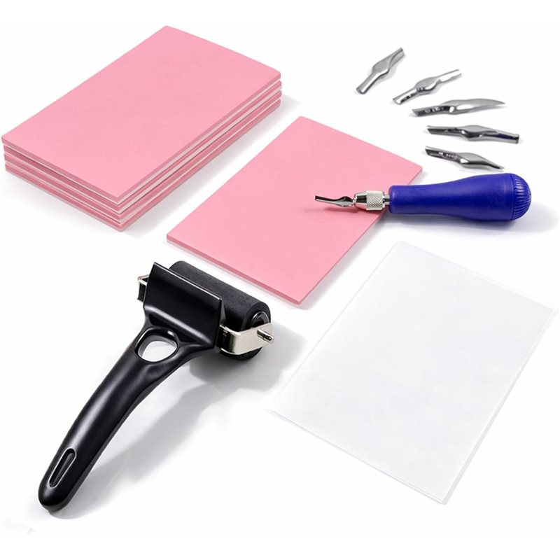 Linocut Carving Tool - Linoleum Segar Untuk Kit Cetak Blok-Linocut