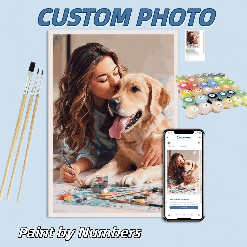 Art And Craft Numbers - Lukisan Kanvas DIY Foto Kepribadian dengan