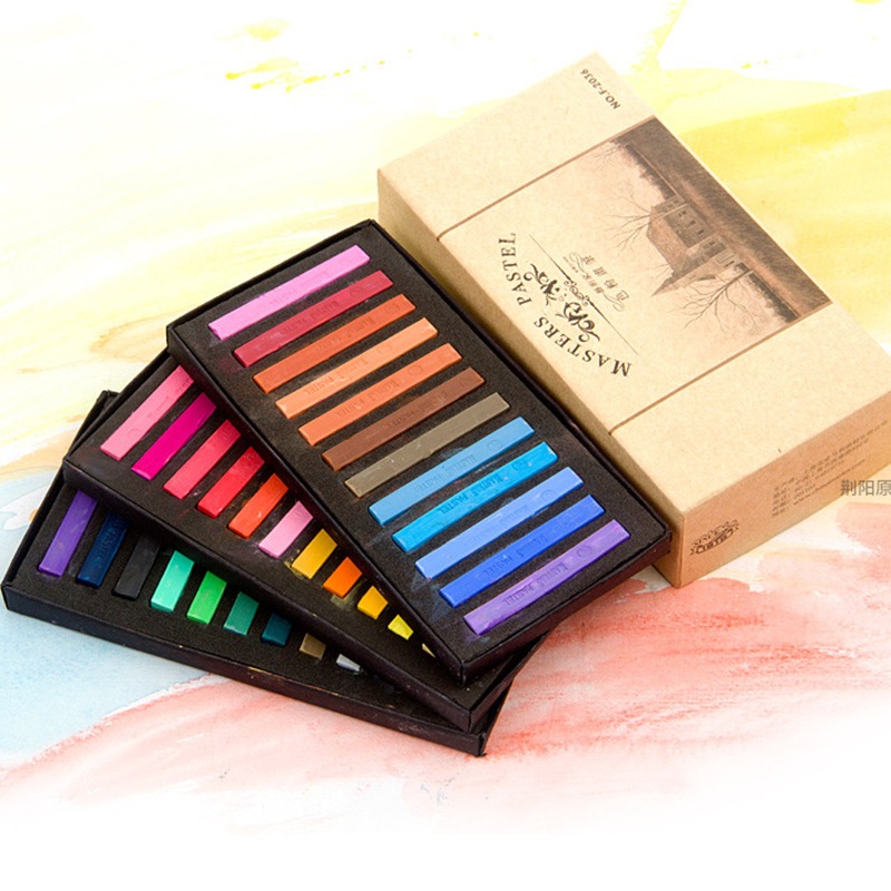 Chalk Pastel Set - Set stik kapur seniman 12/24/36/48 warna