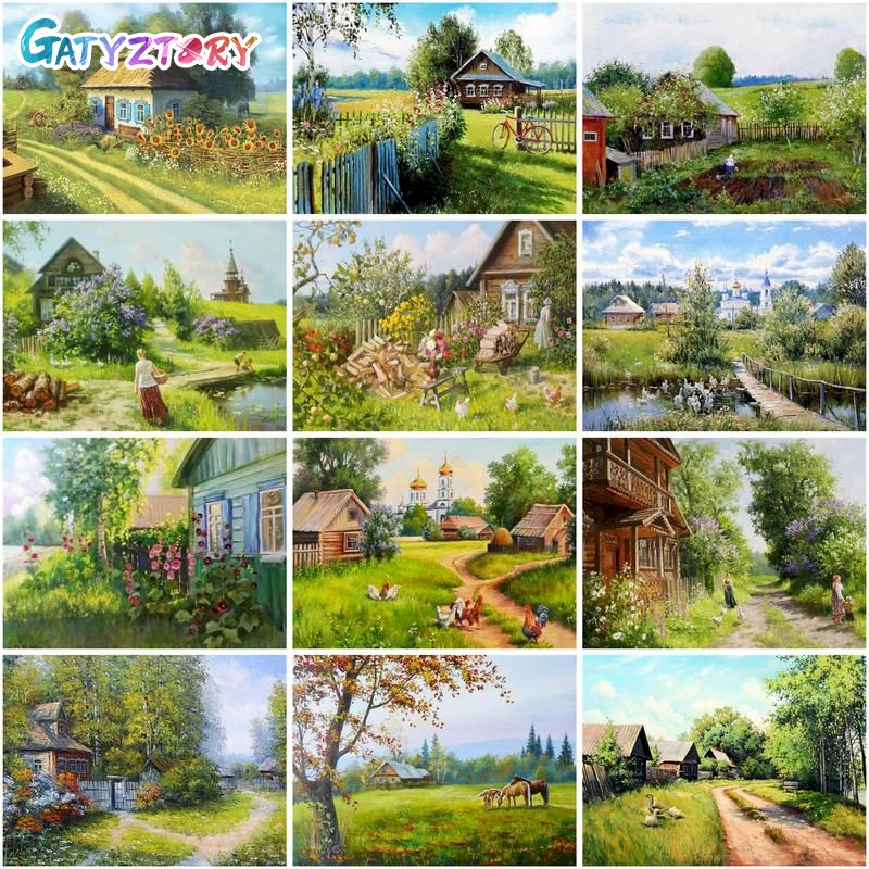 Art Craft Village - Lukisan GATYZTORY Oleh Angka Desa Yang