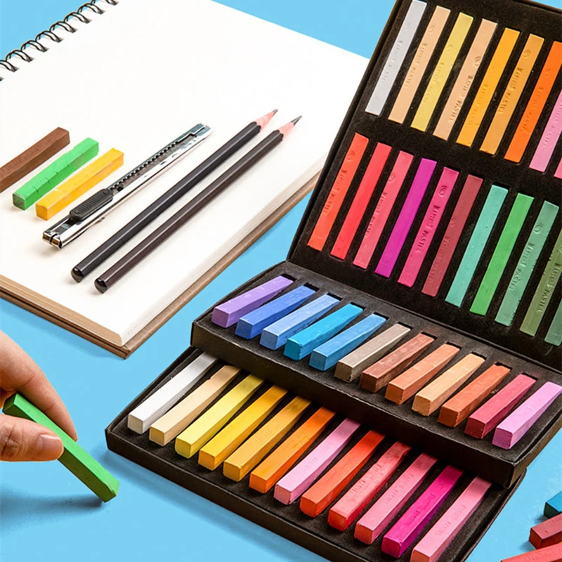 Chalk Pastel Set - Krayon kapur gambar seni 12/24/36/48 warna/Set,