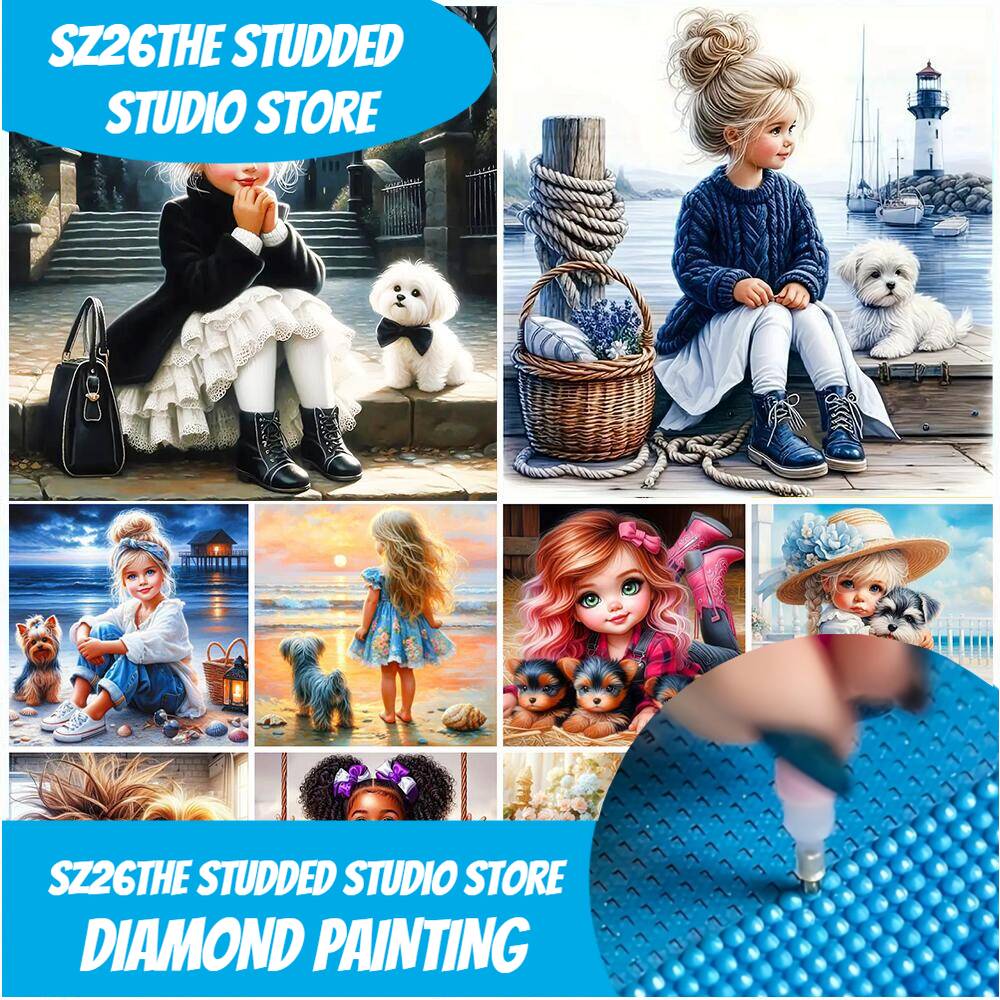 Art Craft Girl - Sz26 Lukisan Mosaik Berlian DIY Bertabur