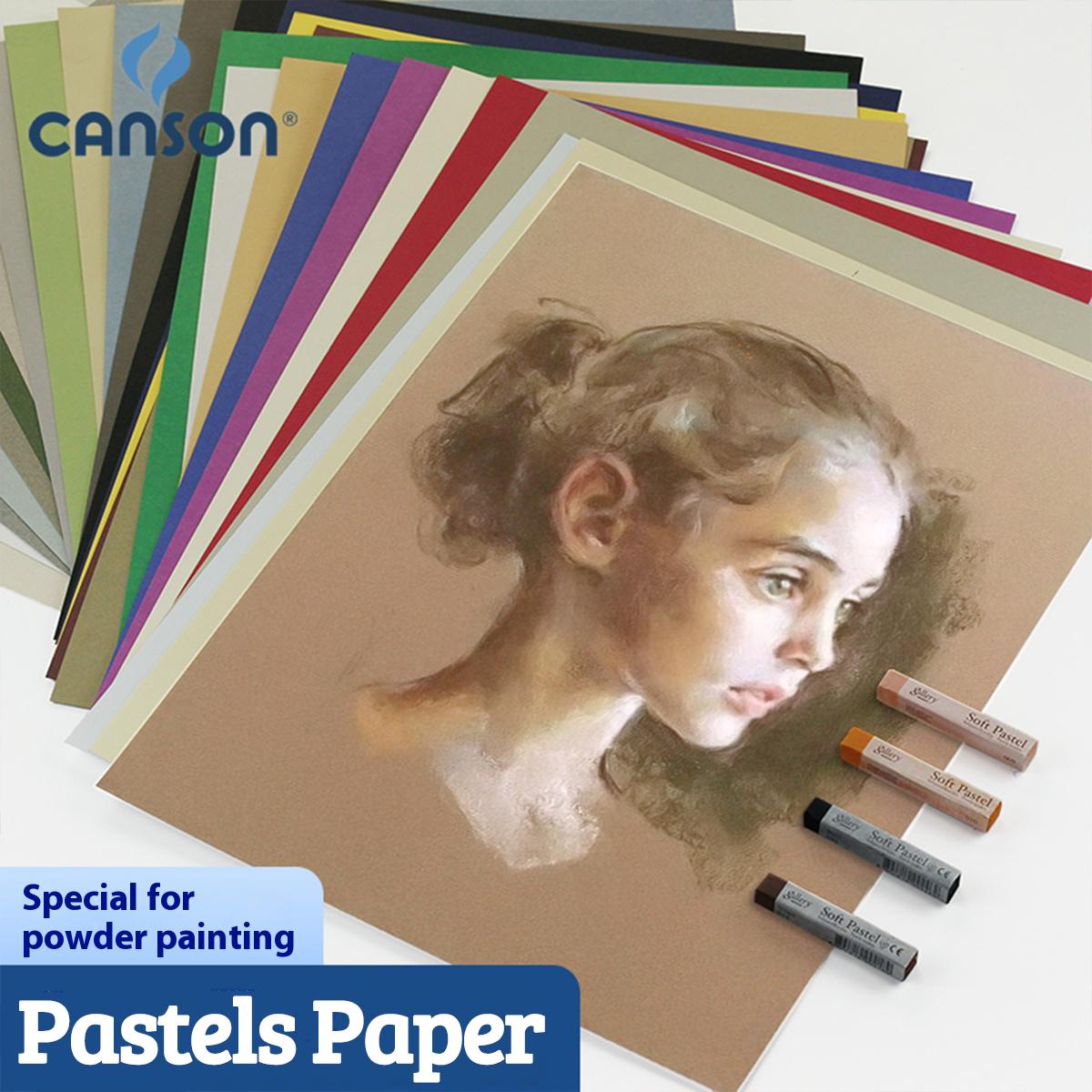 Chalk Pastel Set - CANSON kertas Pastel, 16K 16 lembar