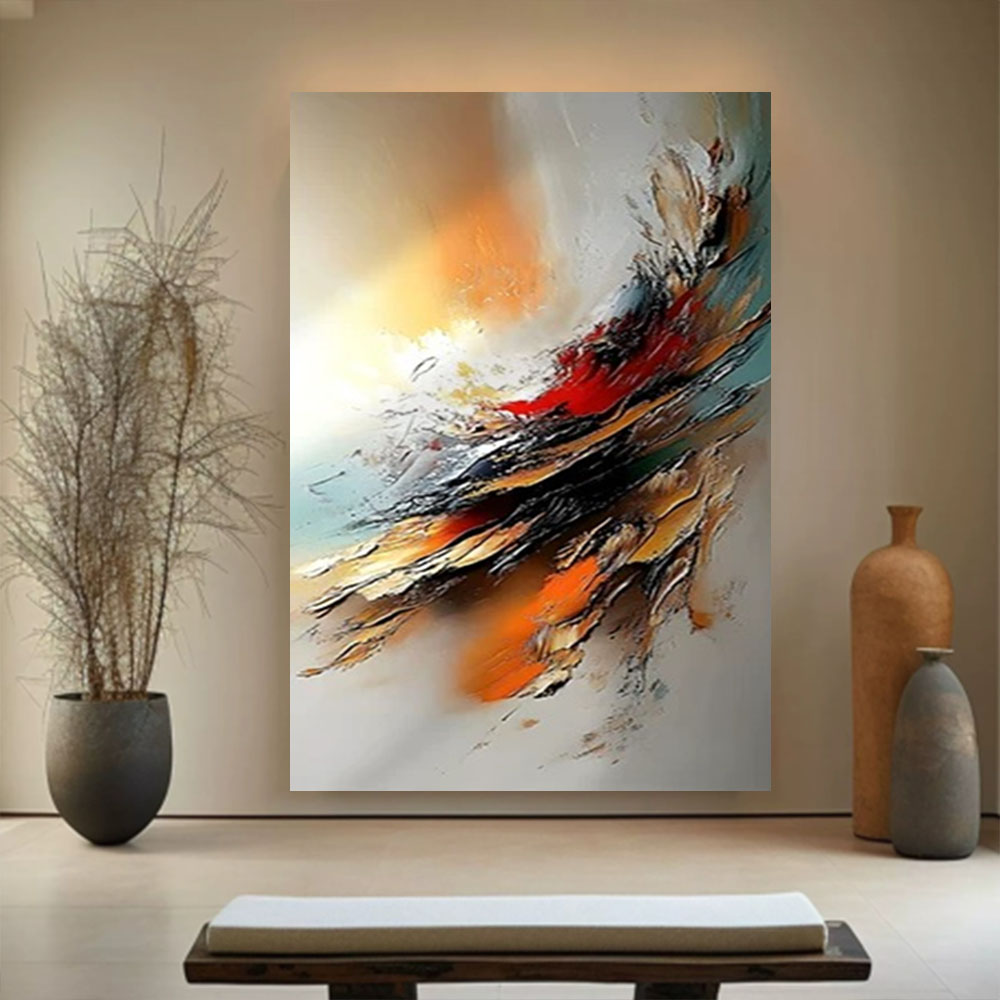 Painting Knife Palette - 100% Palet Buatan Tangan Tekstur Tebal