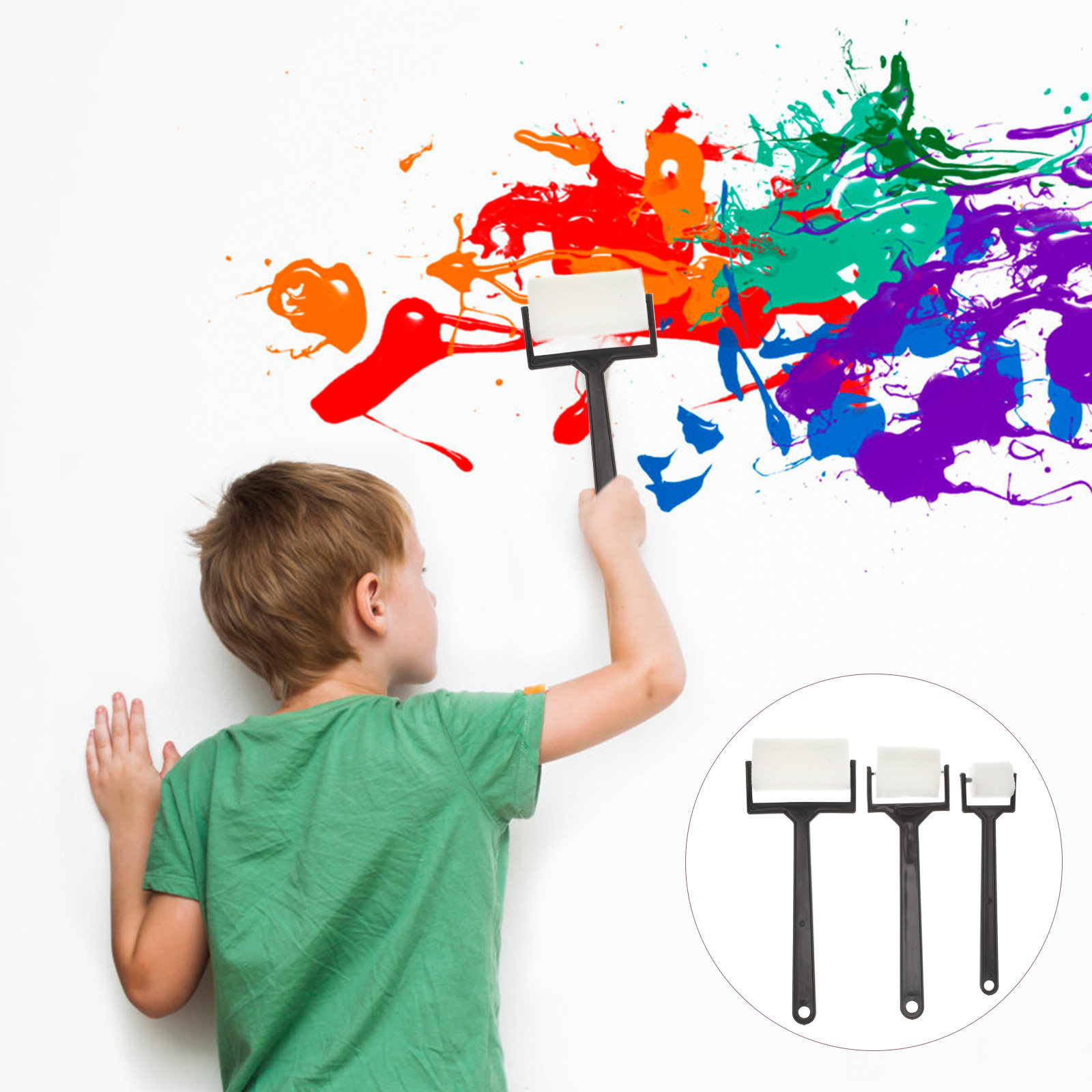Art Craft Easy - 15Pcs Set Kuas Spons Lukis Seni