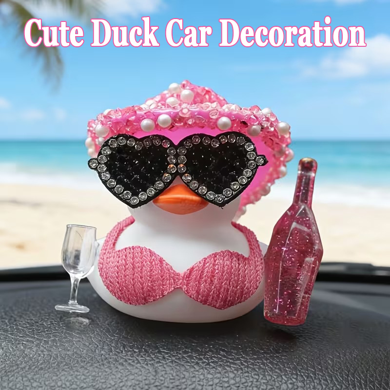 Art Craft Glasses - Bebek Hitam Kecil yang Modis dan