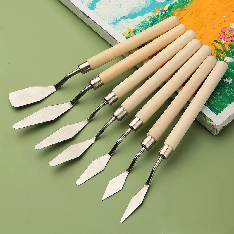 Painting Knife Palette - 1/2 Set Pisau Palet Pengikis Lukisan