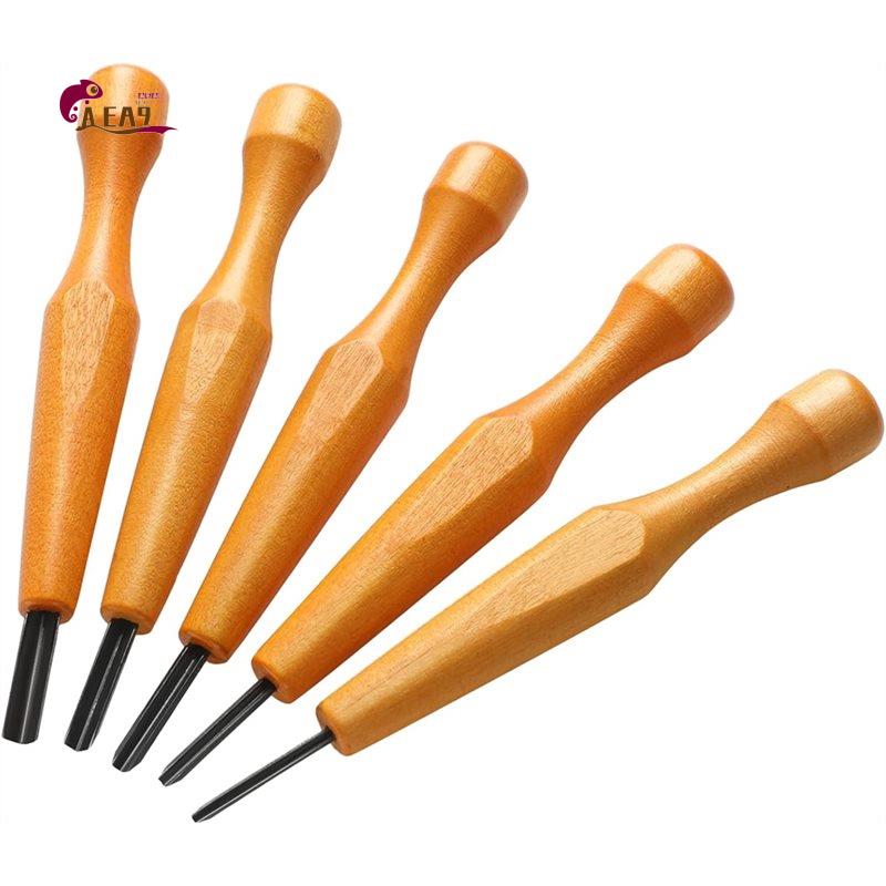 Linocut Carving Tool - AEA9-5 Pcs Set Alat Ukir -