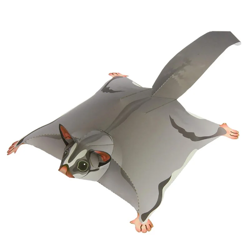 Art Craft With Cardboard - Sugar Glider Mouse terbang buatan tangan