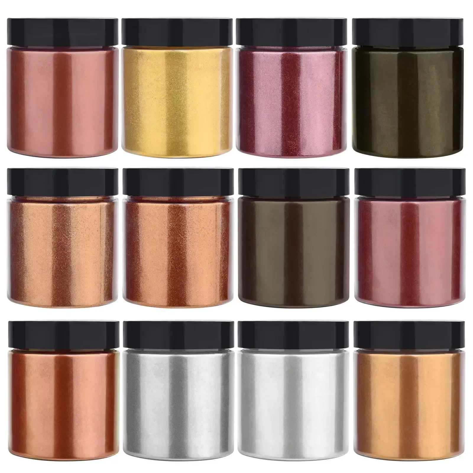 50G/Botol Bubuk Glitter Metali - Resin Pigment Powder ulasan dan harga
