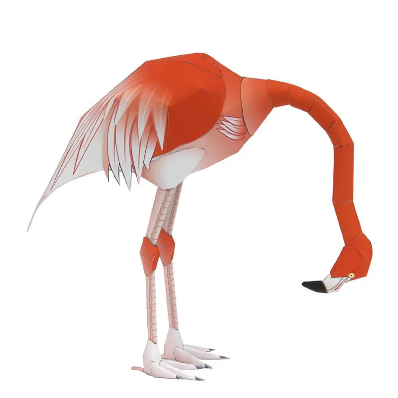 Flamingo Karibia lipat tiga bu - Art Craft With Cardboard ulasan dan harga