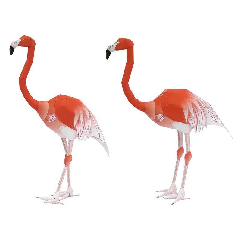 Flamingo Karibia lipat tiga bu - Art Craft With Cardboard ulasan dan harga