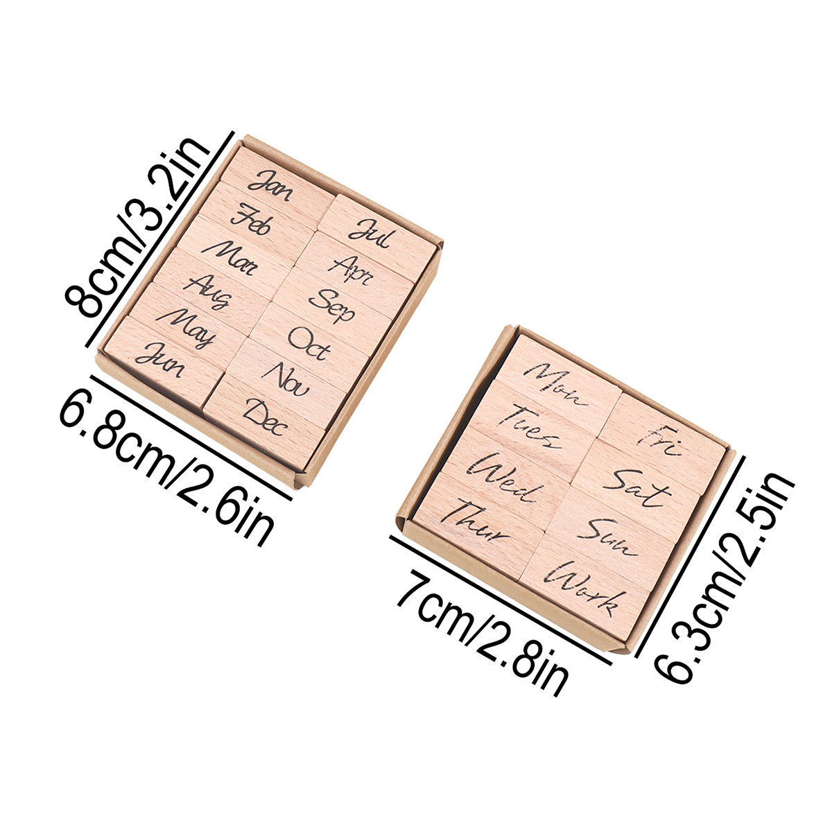 Set Stempel Karet Kayu untuk B - Art And Craft Numbers ulasan dan harga