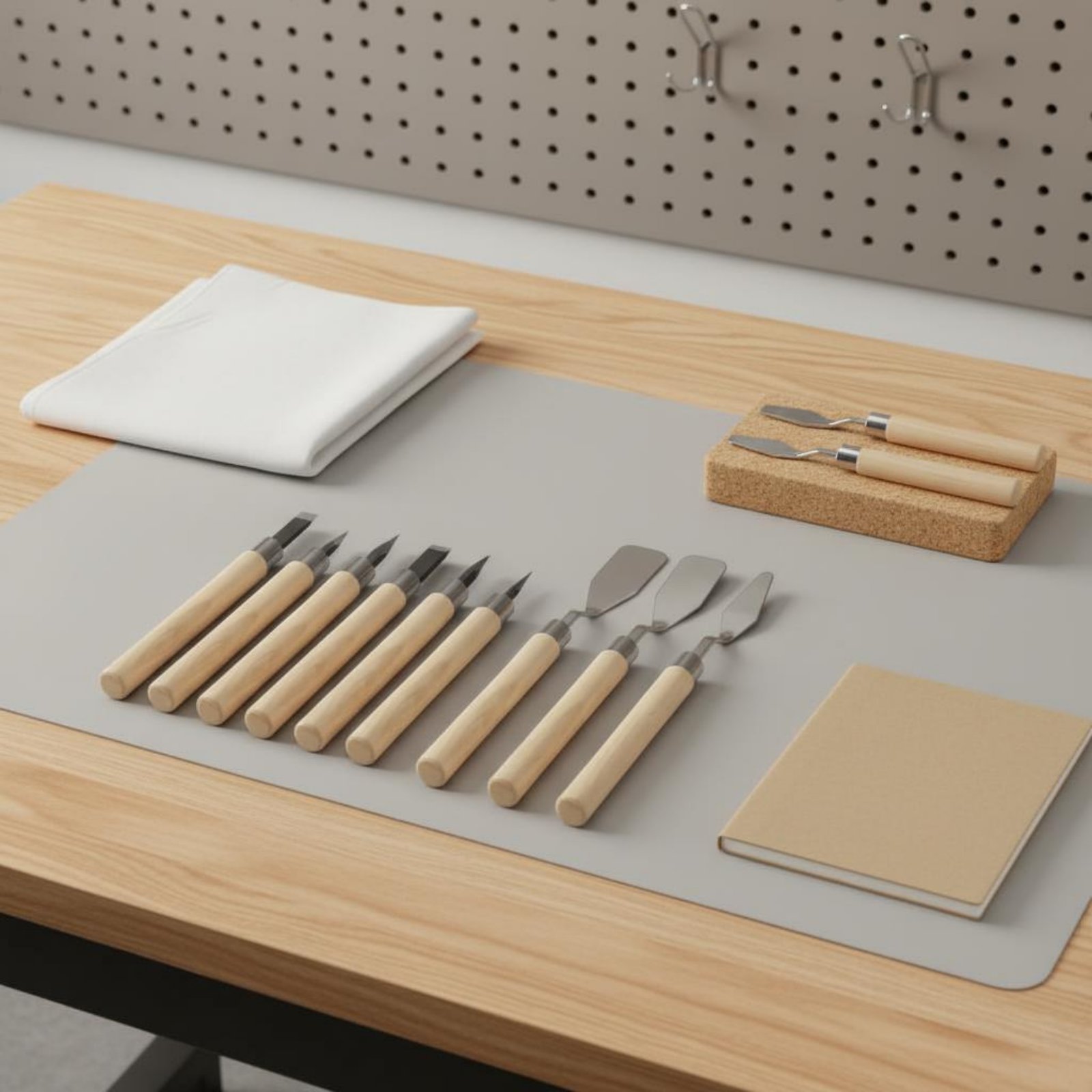 9 Buah Kit Ukiran Linoleum Baj - Linocut Carving Tool ulasan dan harga