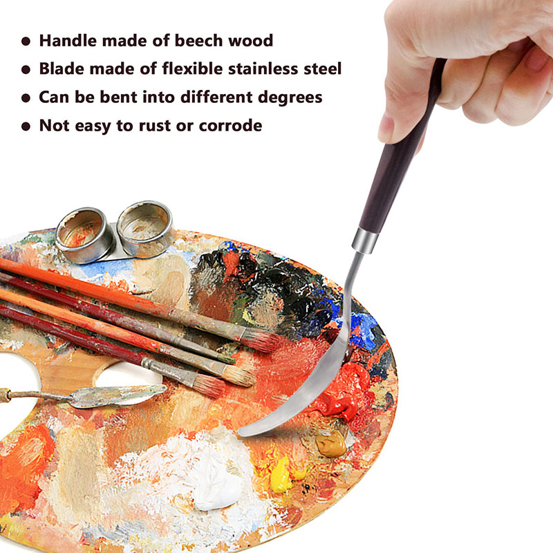 11 Buah Set Pisau Lukis Baja T - Painting Knife Palette ulasan dan harga