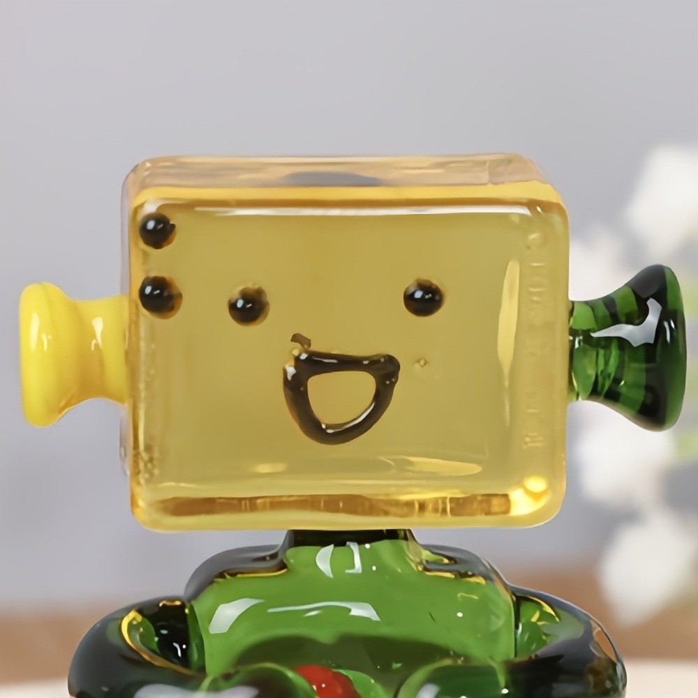 Ornamen Robot Wajah Warna-warn - Art Craft Robot ulasan dan harga