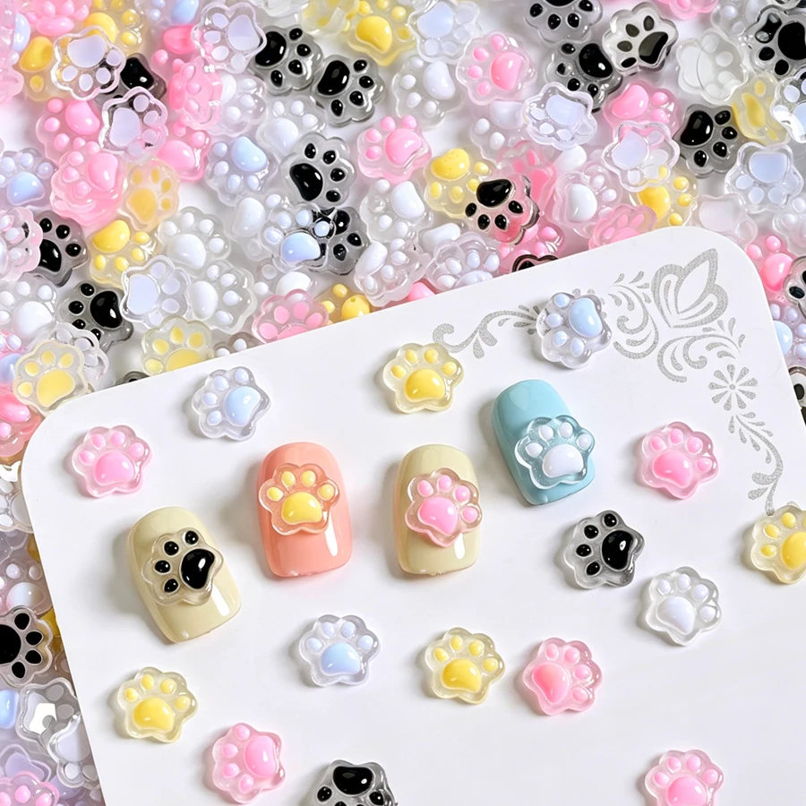 50Pcs Aksesoris Hiasan Kuku Re - Art Craft Ladybug ulasan dan harga
