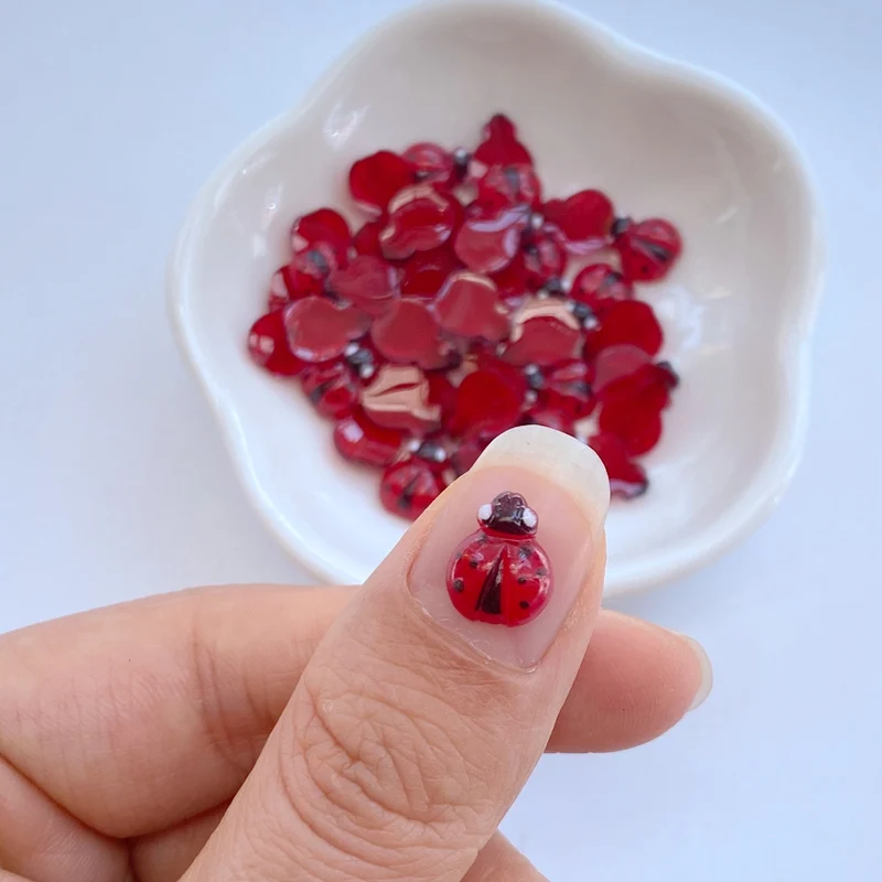 50 buah Aksesori seni kuku bar - Art Craft Ladybug ulasan dan harga