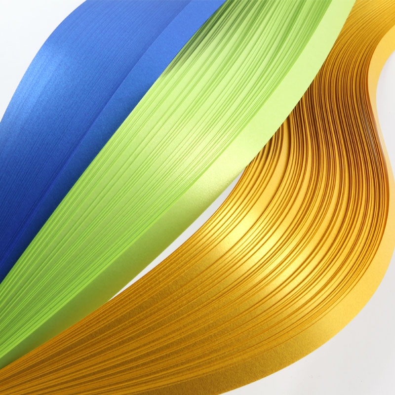 Potongan Kertas Berkilau Metal - Quilling Paper Strips ulasan dan harga