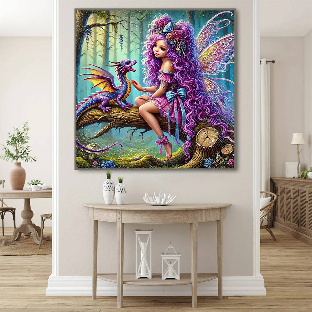 Lukisan Potret Gadis Mosaik Be - Art Craft Girl ulasan dan harga