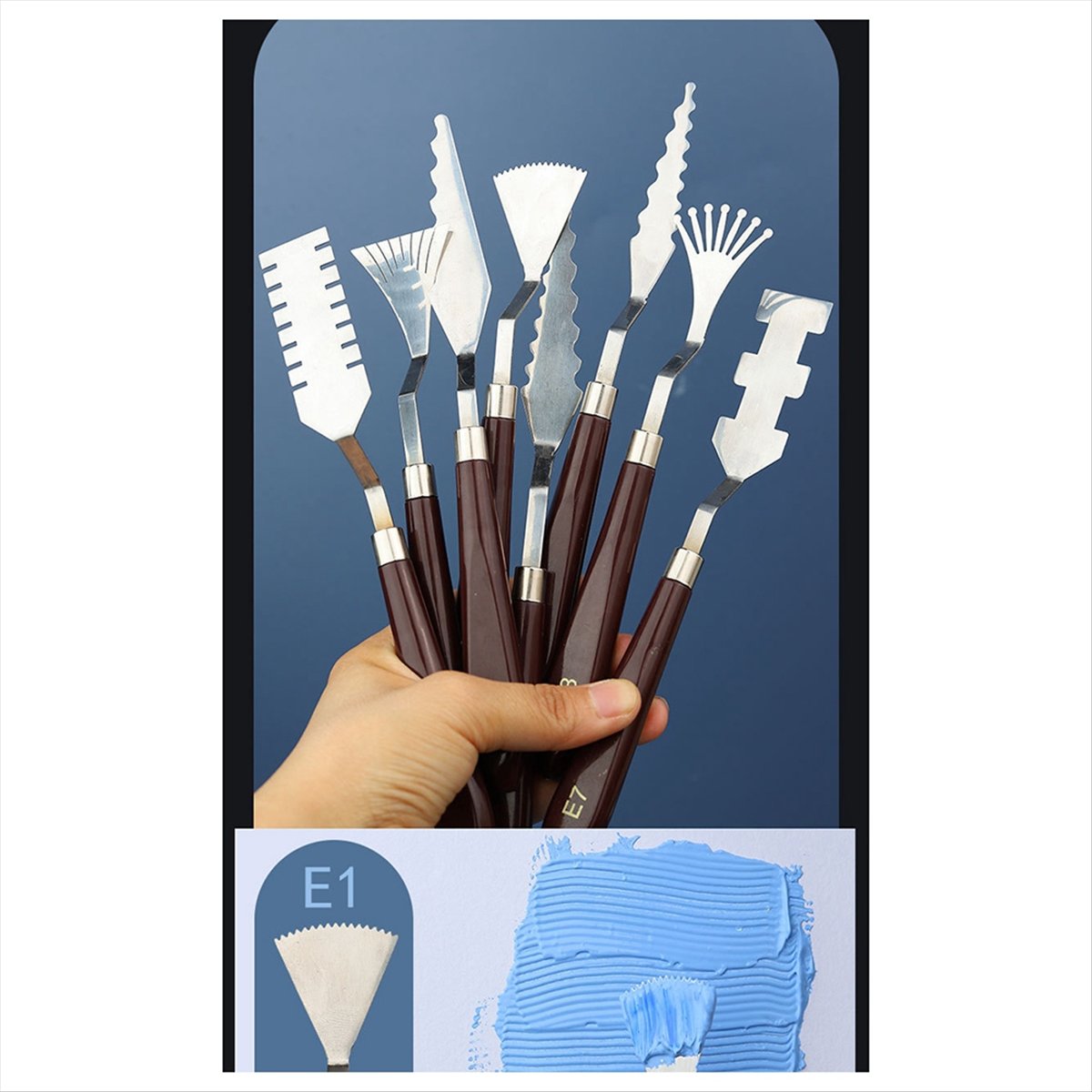Set Spatula Pisau Palet Profes - Painting Knife Palette ulasan dan harga