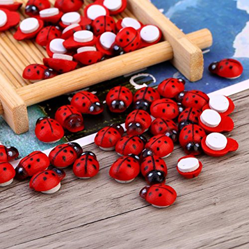 100 Buah Kupu-kupu Mini Berper - Art Craft Ladybug ulasan dan harga