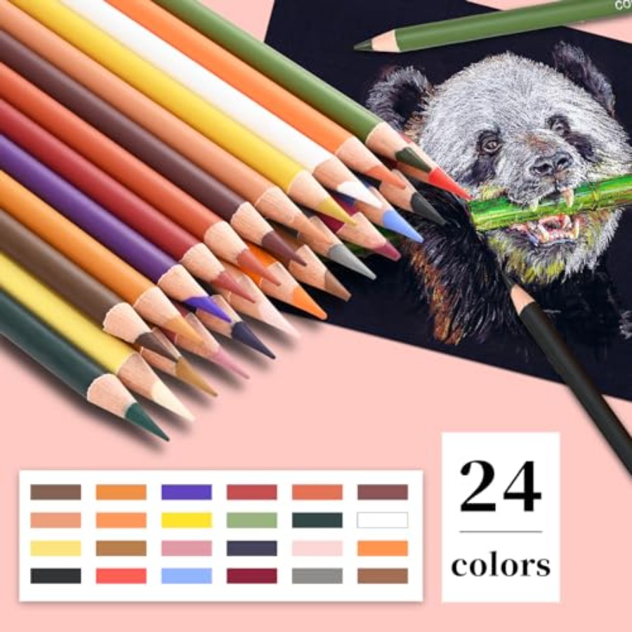 Set Pensil Arang Berwarna, 24  - Chalk Pastel Set ulasan dan harga