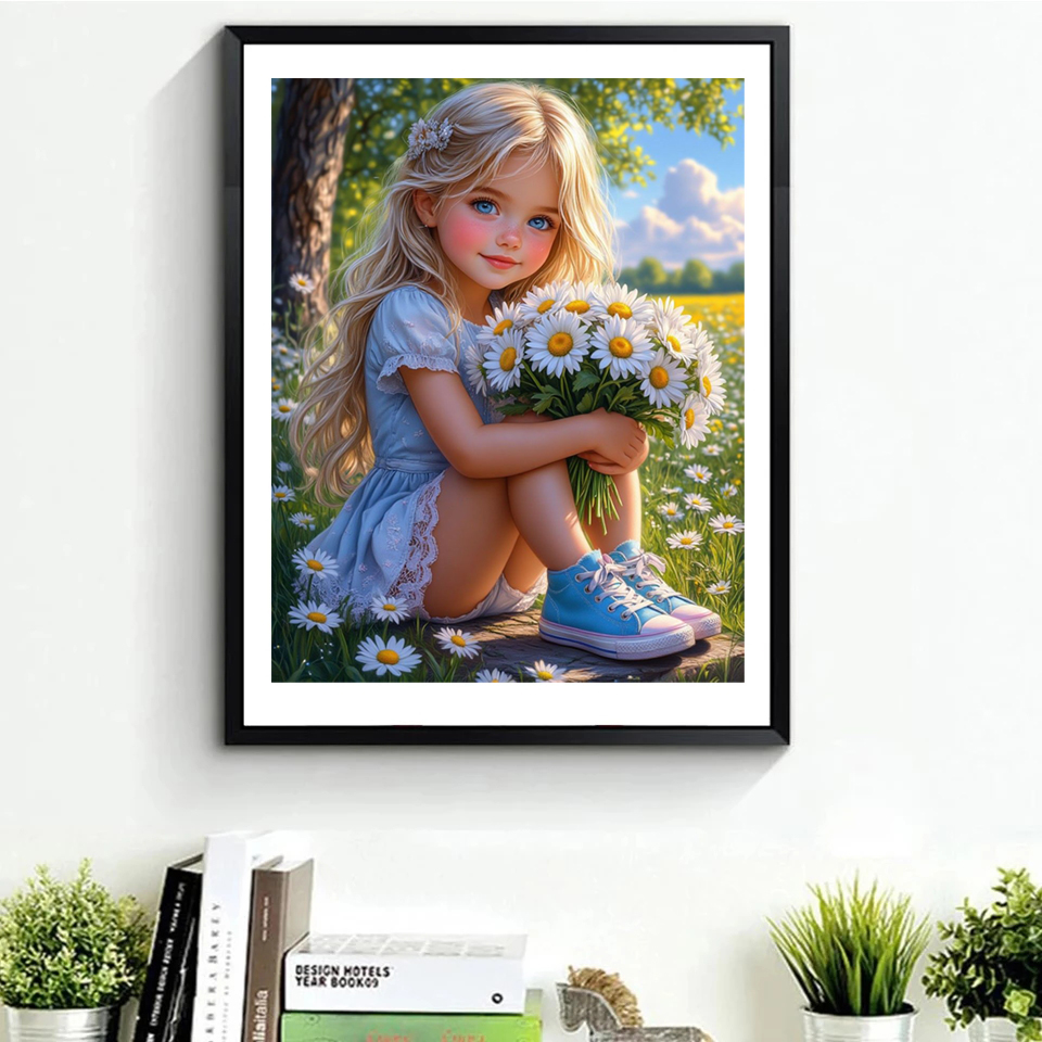 Lukisan Berlian DIY 5D Tanpa B - Art Craft Girl ulasan dan harga