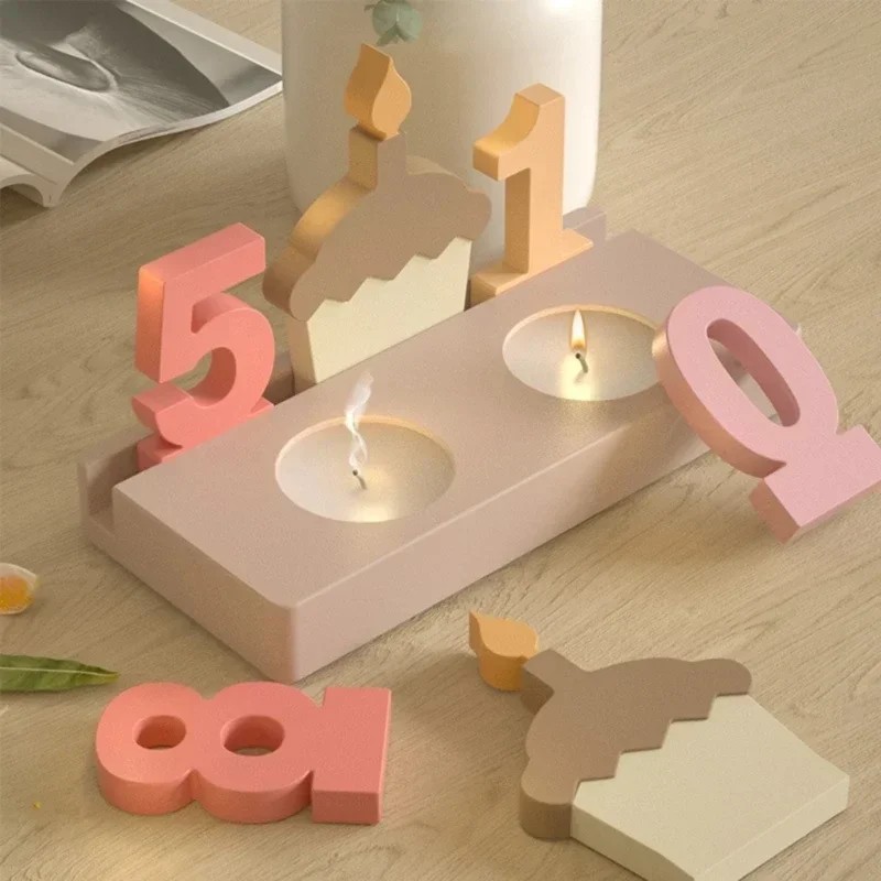 2 Buah Cetakan Silikon Kue Ula - Art And Craft Numbers ulasan dan harga