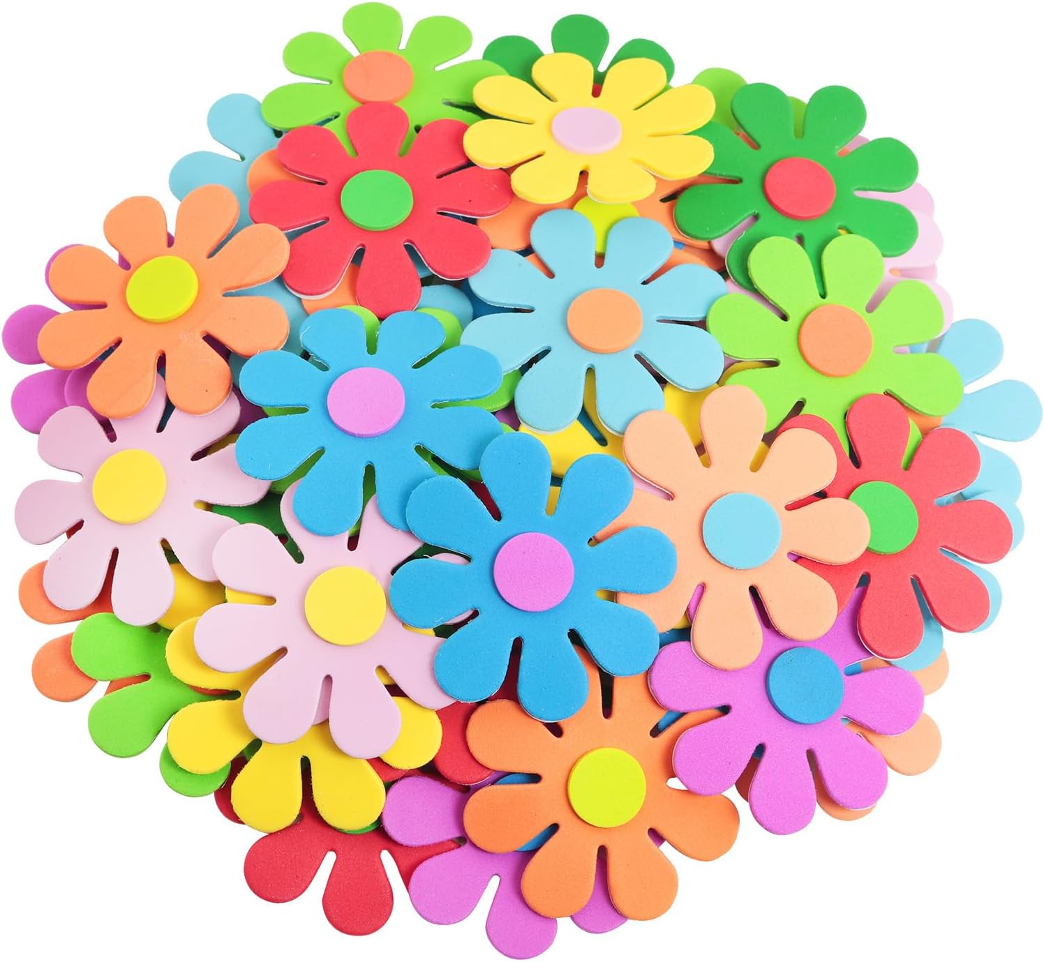 Stiker busa bunga 3D, seni dan - Art Craft With Cardboard ulasan dan harga