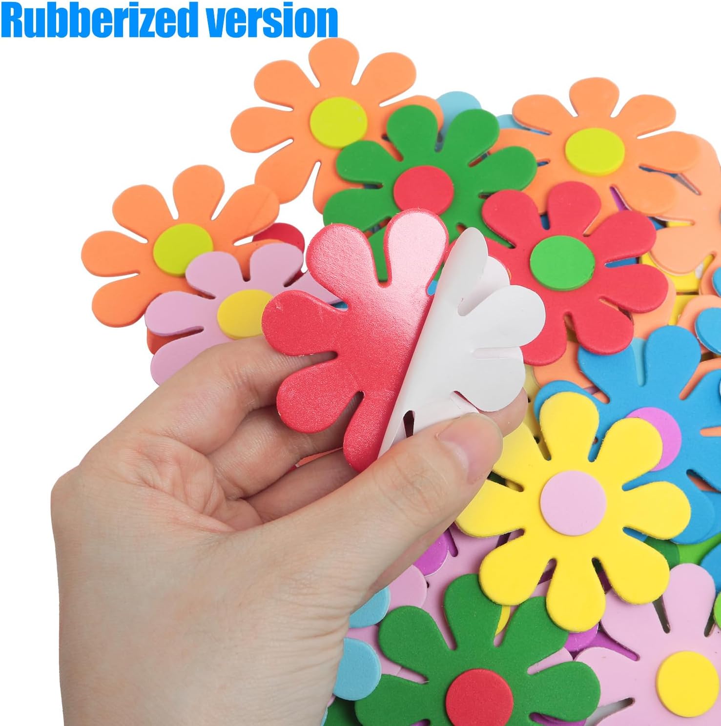 Stiker busa bunga 3D, seni dan - Art Craft With Cardboard ulasan dan harga