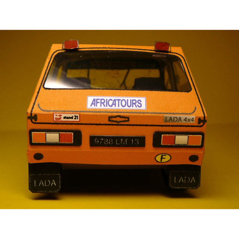LADA NIVA 1985 1:32 Dakar Mobi - Art Craft With Cardboard ulasan dan harga