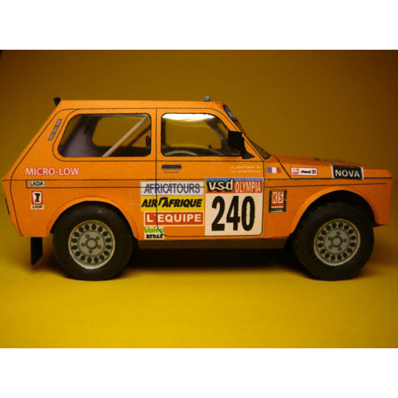 LADA NIVA 1985 1:32 Dakar Mobi - Art Craft With Cardboard ulasan dan harga