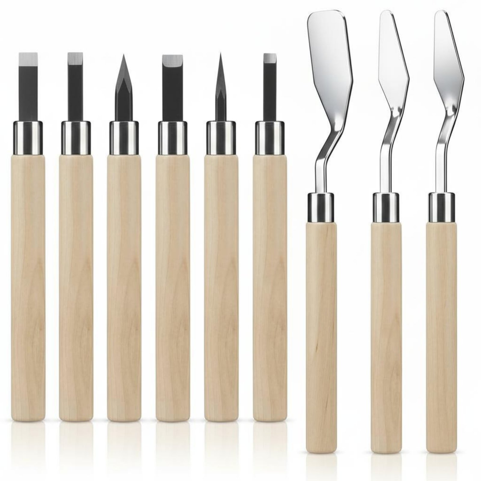 9 Buah Peralatan Ukir Linoleum - Linocut Carving Tool ulasan dan harga