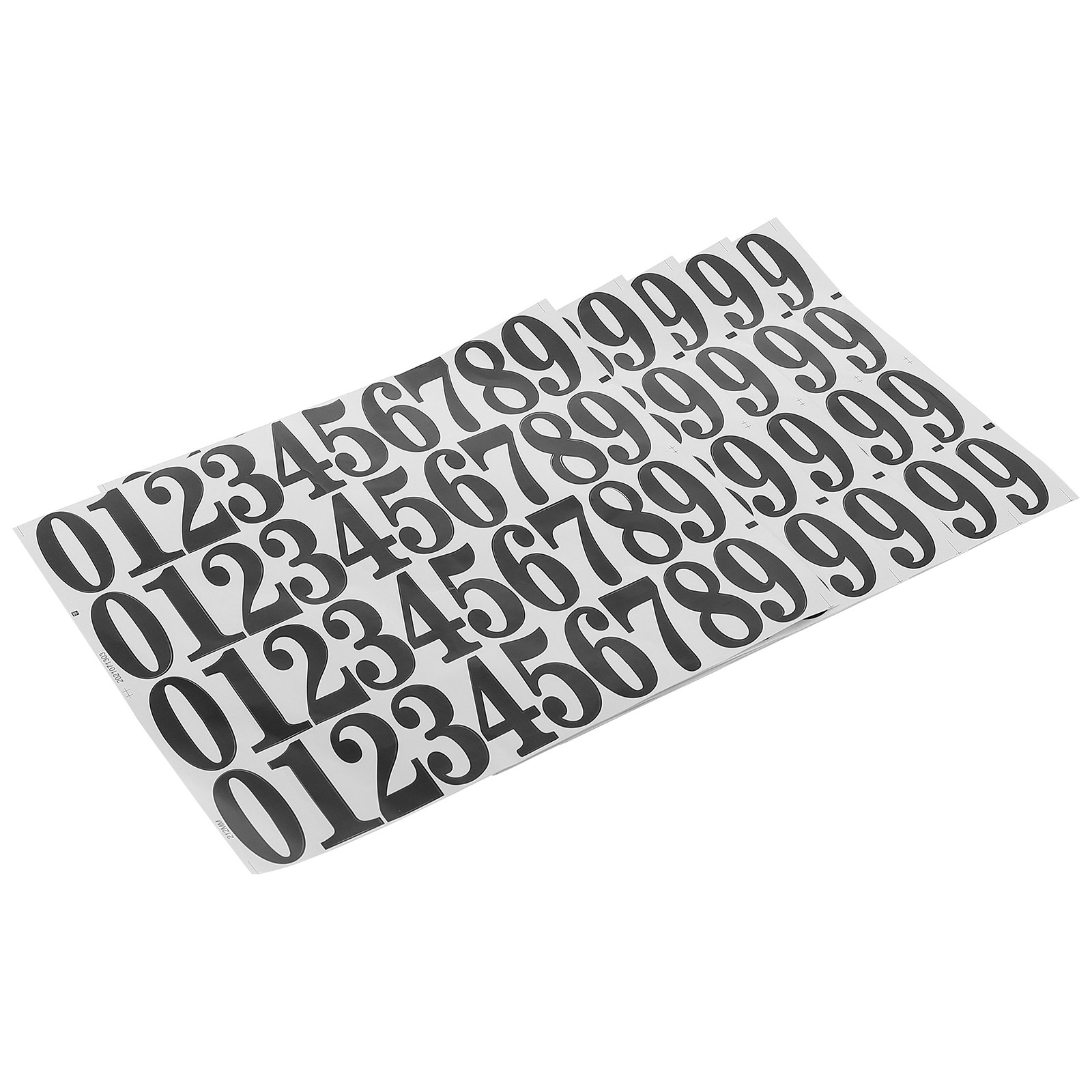 5 Lembar Stiker PVC Tahan Air, - Art And Craft Numbers ulasan dan harga