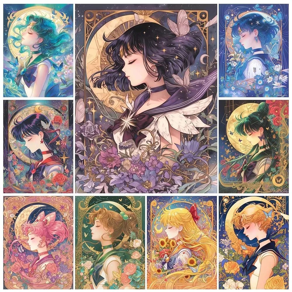 Lukisan Berlian Anime Kartun G - Art Craft Girl ulasan dan harga