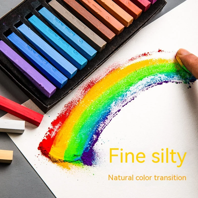Krayon kapur gambar seni 12/24 - Chalk Pastel Set ulasan dan harga