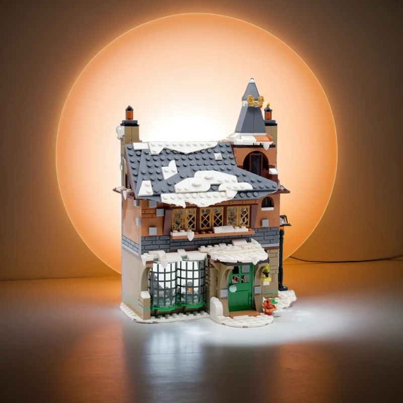 691pcs MOC Winter Village Old  - Art Craft Village ulasan dan harga