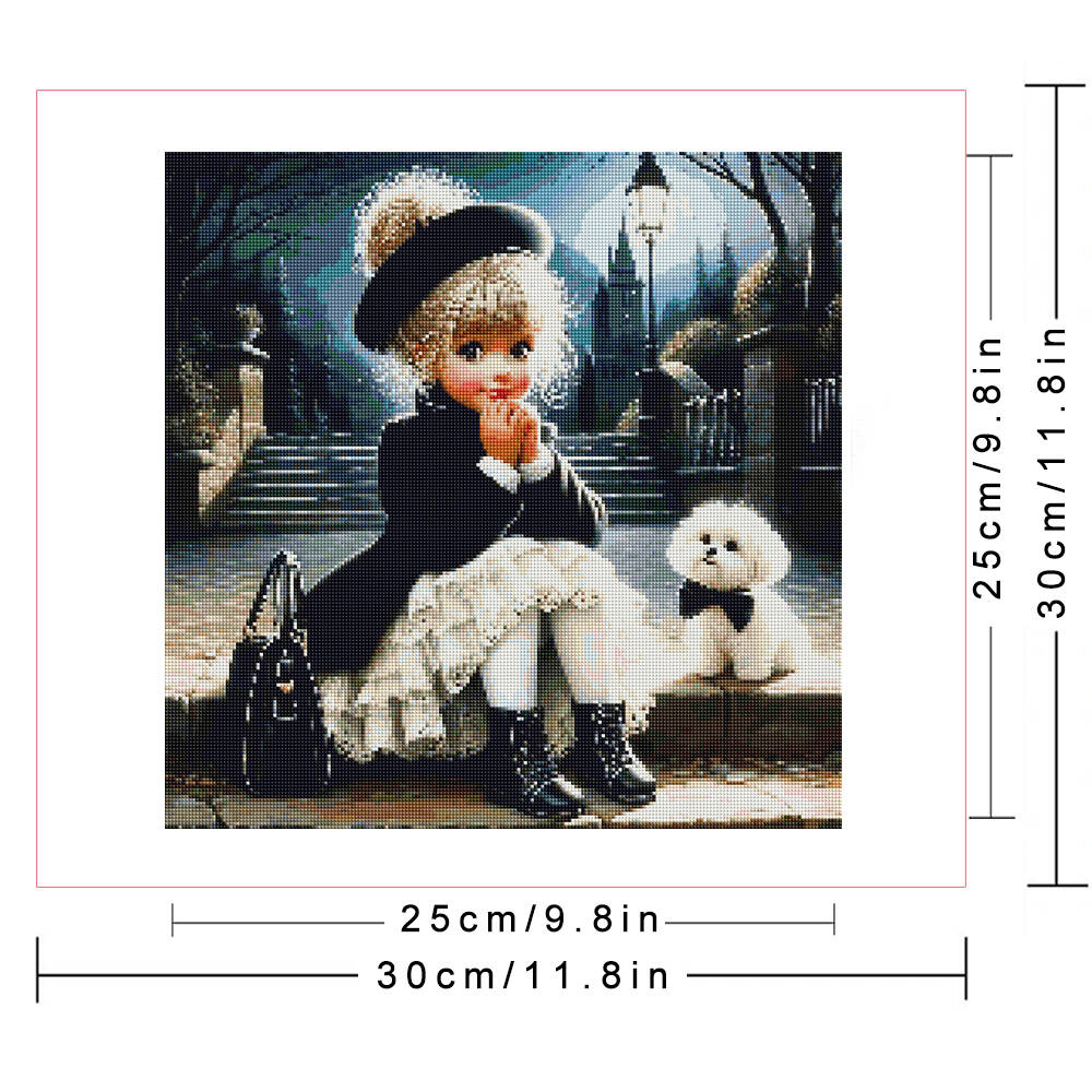 Sz26 Lukisan Mosaik Berlian DI - Art Craft Girl ulasan dan harga