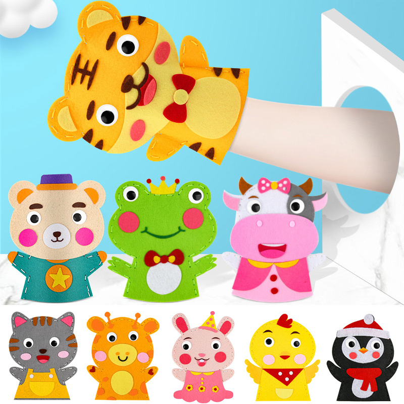 Boneka Tangan Hewan Kartun Luc - Art And Craft Nature ulasan dan harga