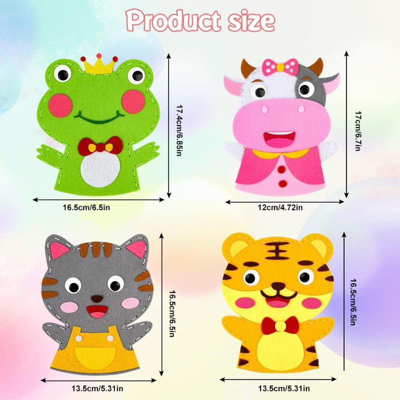 Boneka Tangan Hewan Kartun Luc - Art And Craft Nature ulasan dan harga