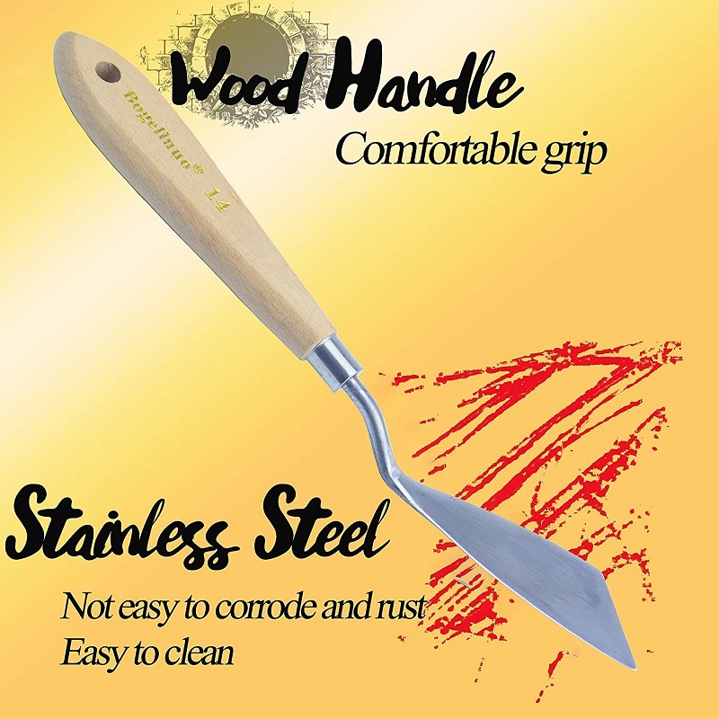 1-5 Buah Pisau Palet Besar unt - Painting Knife Palette ulasan dan harga