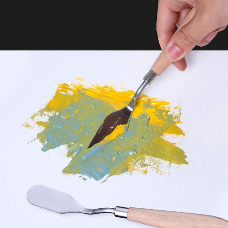 1-5 Buah Pisau Palet Besar unt - Painting Knife Palette ulasan dan harga