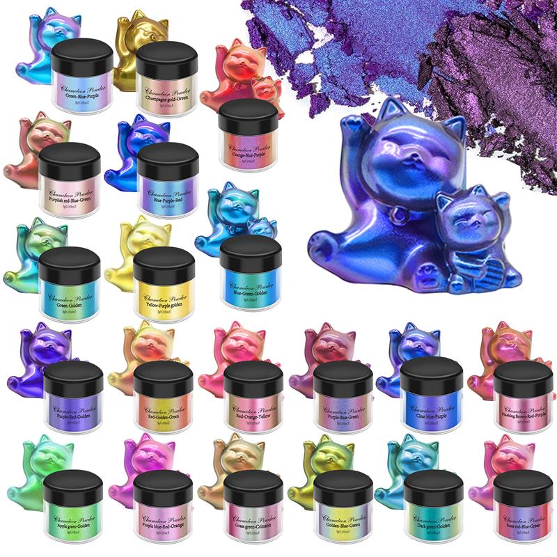 3g cermin bunglon Resin pigmen - Resin Pigment Powder ulasan dan harga