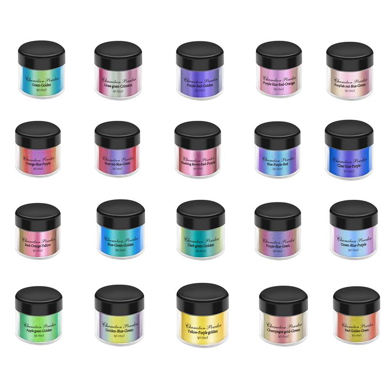 3g cermin bunglon Resin pigmen - Resin Pigment Powder ulasan dan harga