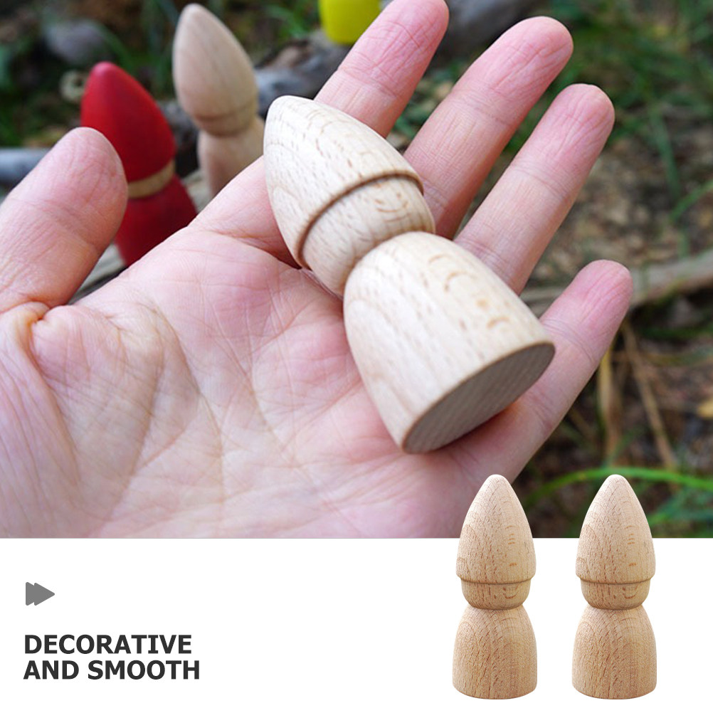 6 Buah Patung Kayu Tanpa Cat u - Art Craft Wood ulasan dan harga