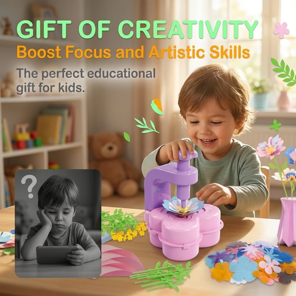 Mainan Kerajinan Tekan Bunga B - Art Craft Girl ulasan dan harga